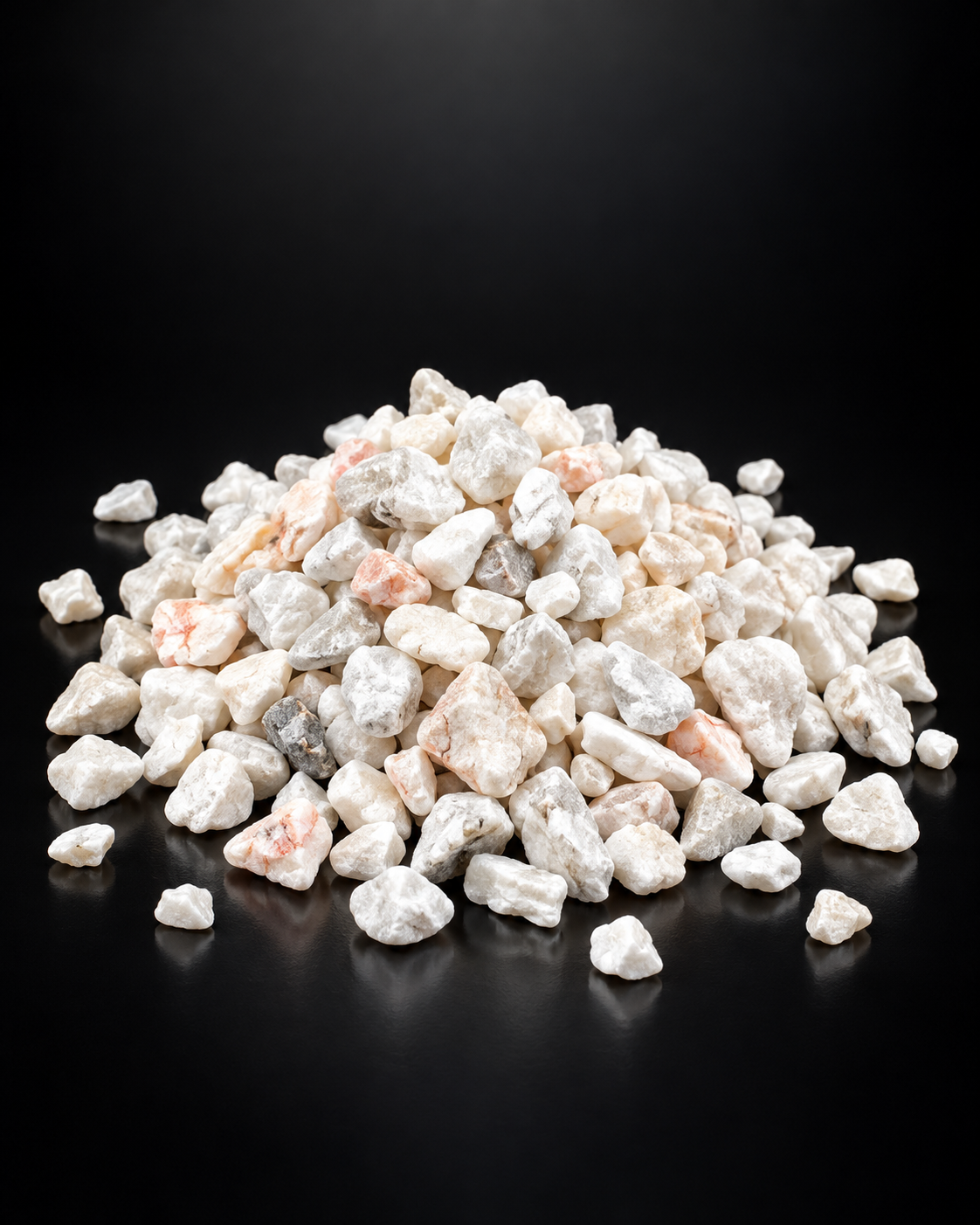Piedra decorativa de mármol blanco 500 g